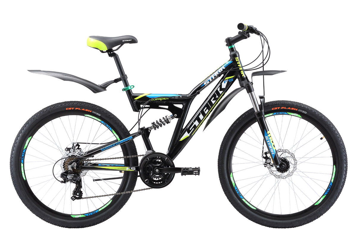 Двухподвесный велосипед 26 дюймов STARK Jumper 26.1 FS D (2017) Двухподвесный велосипед 26 дюймов STARK Jumper 26.1 FS D (2017)