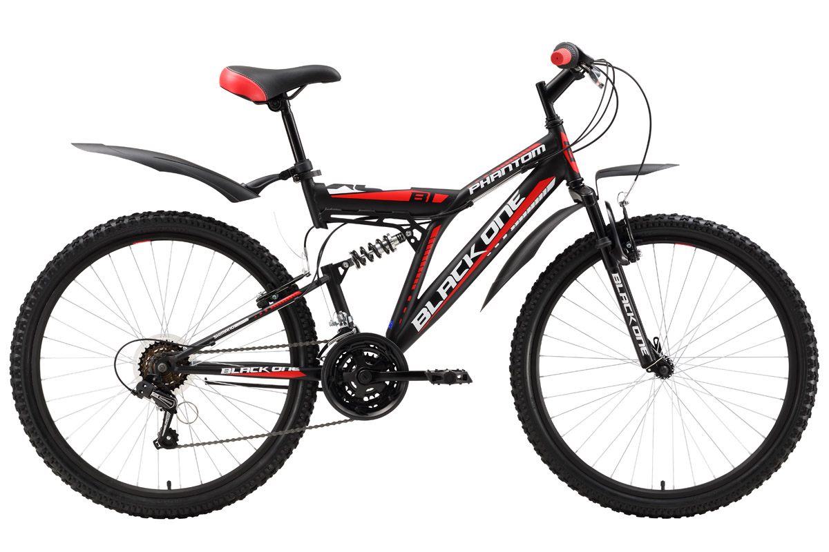 Двухподвесный велосипед 26 дюймов BLACK ONE Phantom (2016) Двухподвесный велосипед 26 дюймов BLACK ONE Phantom (2016)