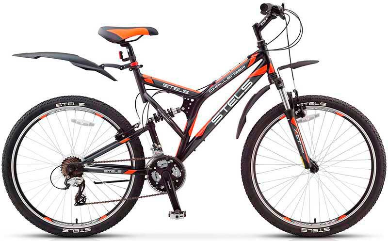 Двухподвесный велосипед 26 дюймов STELS Challenger 26 V (2018) Двухподвесный велосипед 26 дюймов STELS Challenger 26 V (2018)