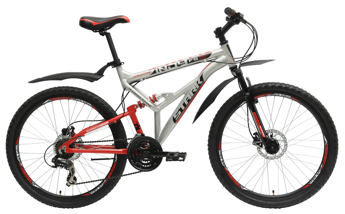Двухподвесный велосипед 26 дюймов STARK Indy FS HD (2015) Двухподвесный велосипед 26 дюймов STARK Indy FS HD (2015)