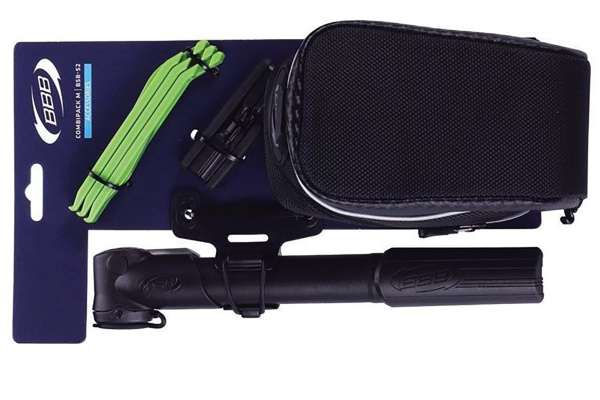 Дорожный вело-комплект BBB CombiPack M (сумка+мултитул btl-42S+ аптечка btl-8+ насос bmp-24) BSB-52