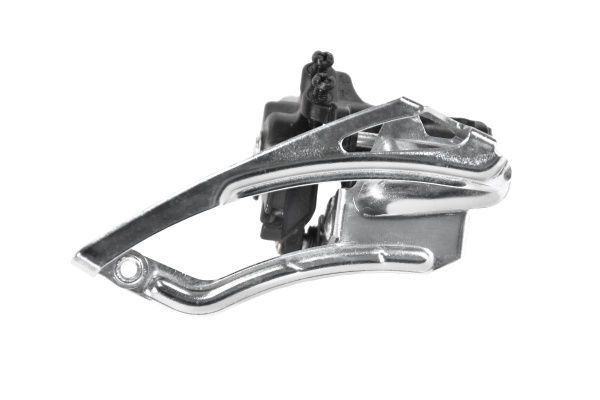 Переключатель передний SunRace M34,хомут 28,6мм,48Т,универсальная тяга,серебристый